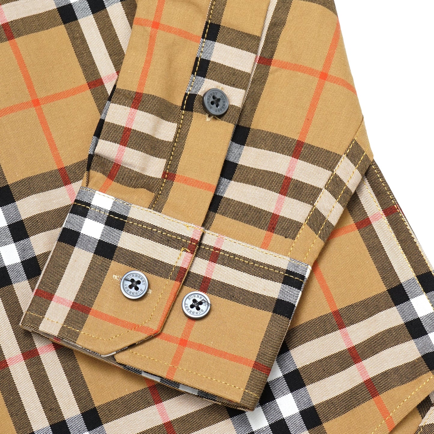 BRBRY Checkered Cotton Long Sleeve Shirt