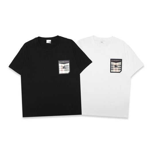 BRBRY Checkered Chest Pocket T-Shirt