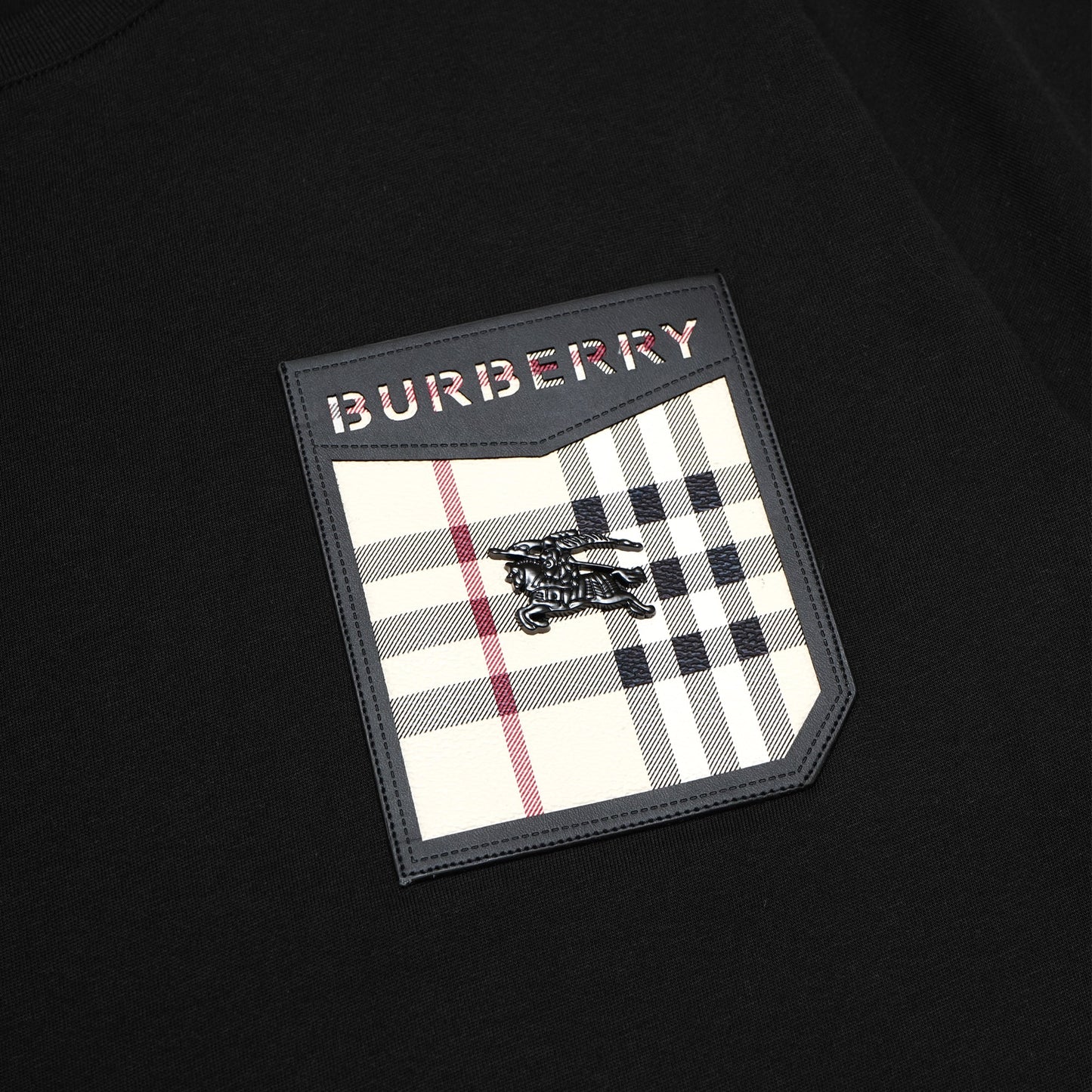 BRBRY Checkered Chest Pocket T-Shirt