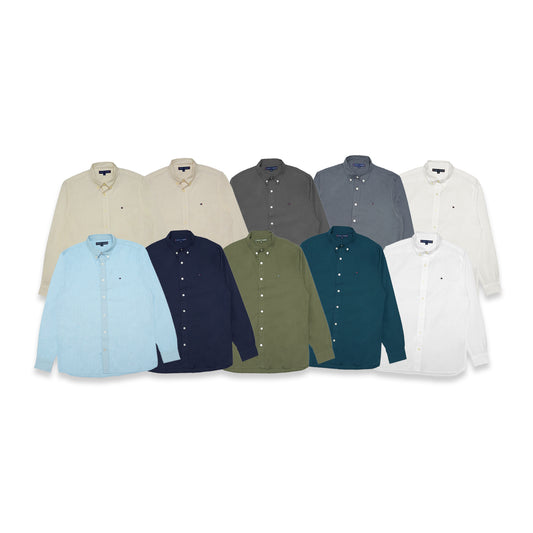 THFR Basic Poplin Regular Fit Long Sleeve Shirt
