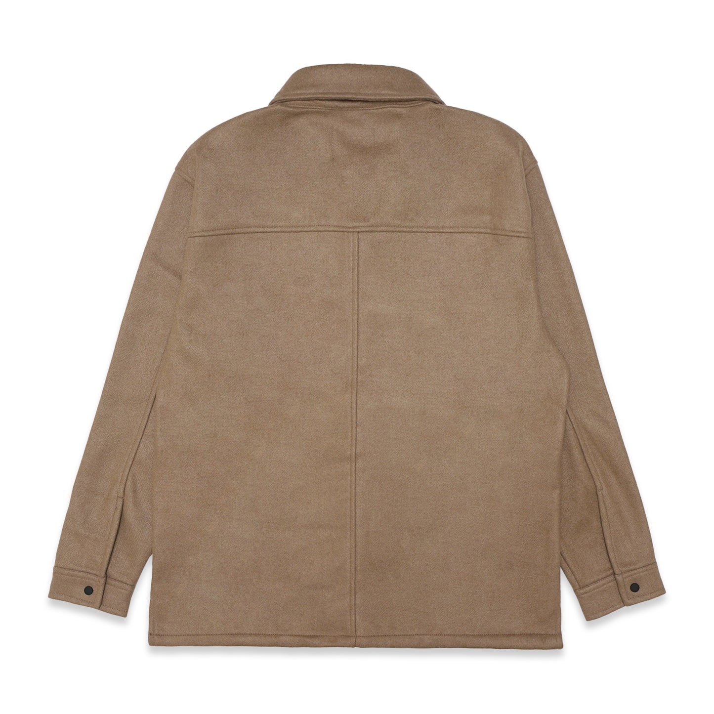 Bershka Double Pockets Faux-Suede Jacket