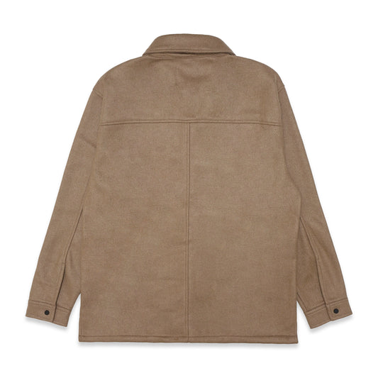 Bershka Double Pockets Faux-Suede Jacket