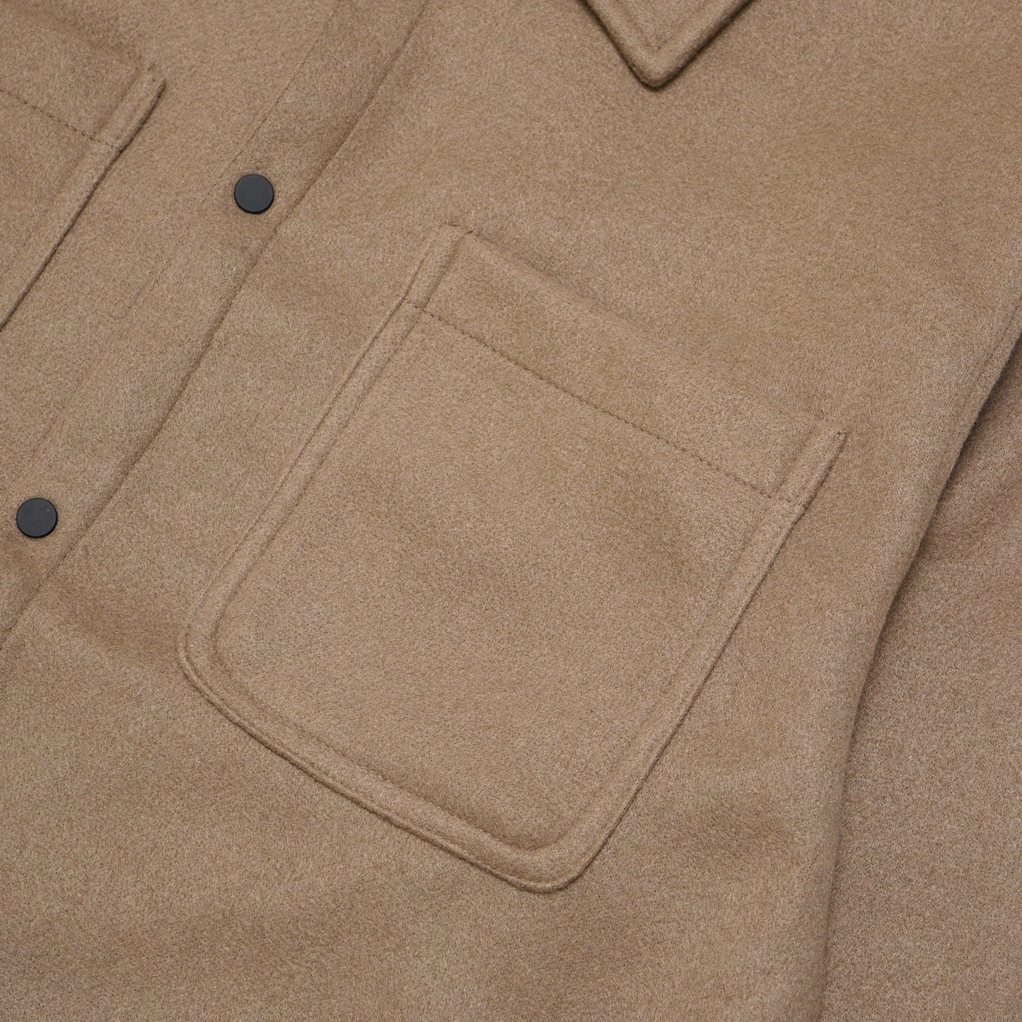 Bershka Double Pockets Faux-Suede Jacket