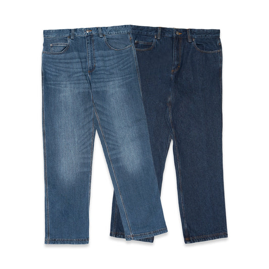 DLU Ballroom Flex Coolmax Washed Denim Relaxed Fit Jeans