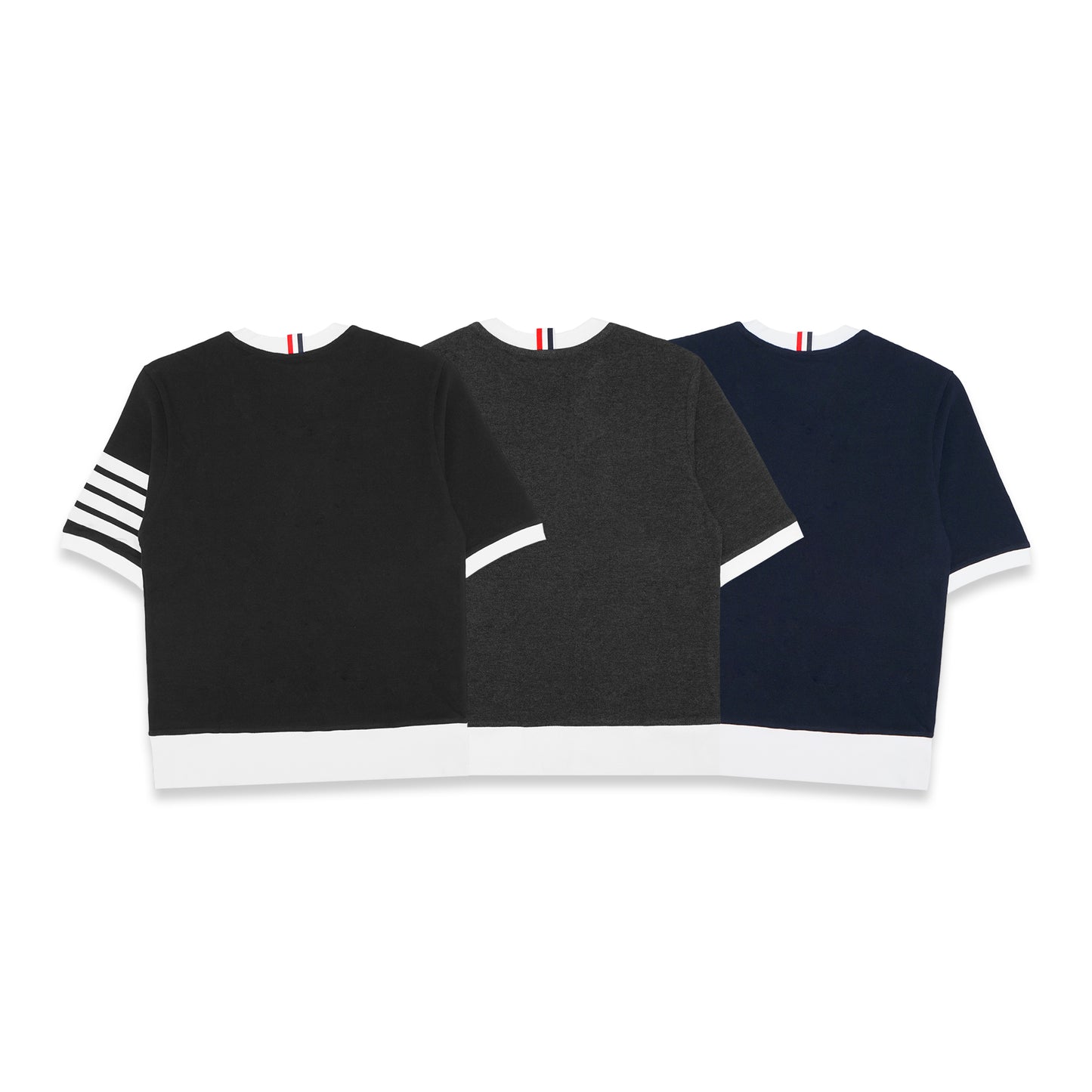 TBN Classic White Collar Pique T-Shirt