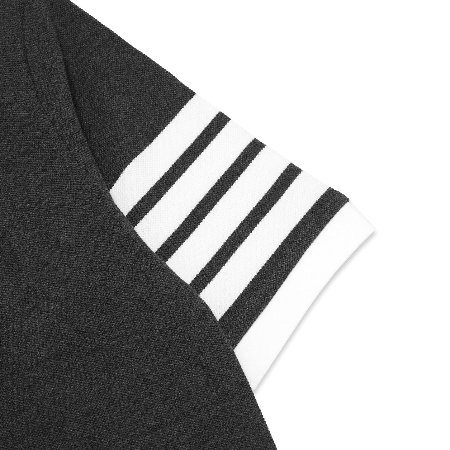 TBN Classic White Collar Pique T-Shirt