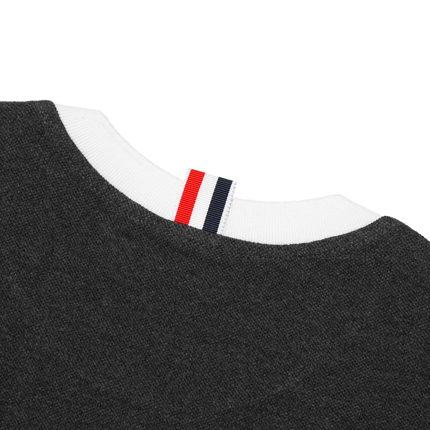 TBN Classic White Collar Pique T-Shirt