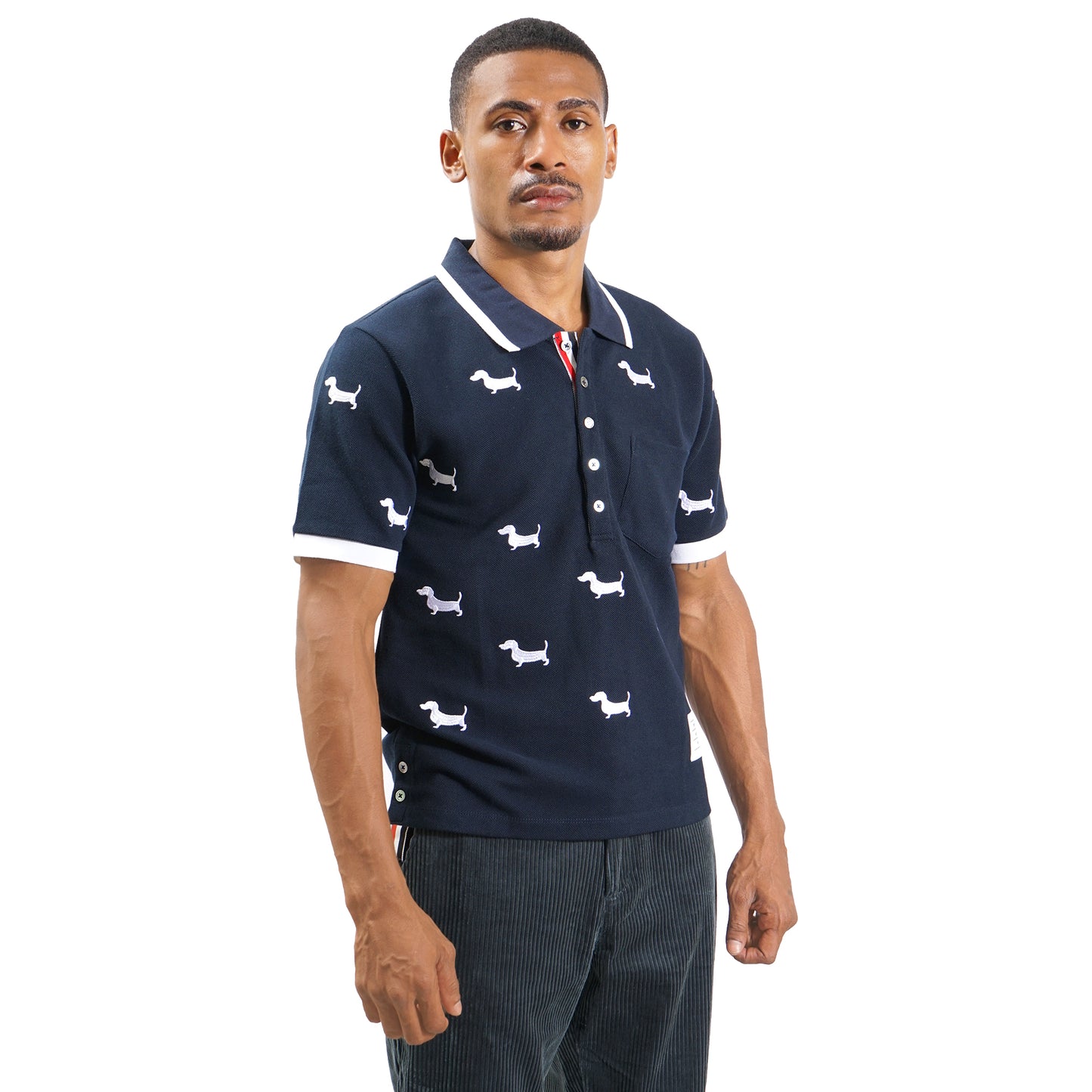 TBN Hector Embroidery Pique Polo Shirt