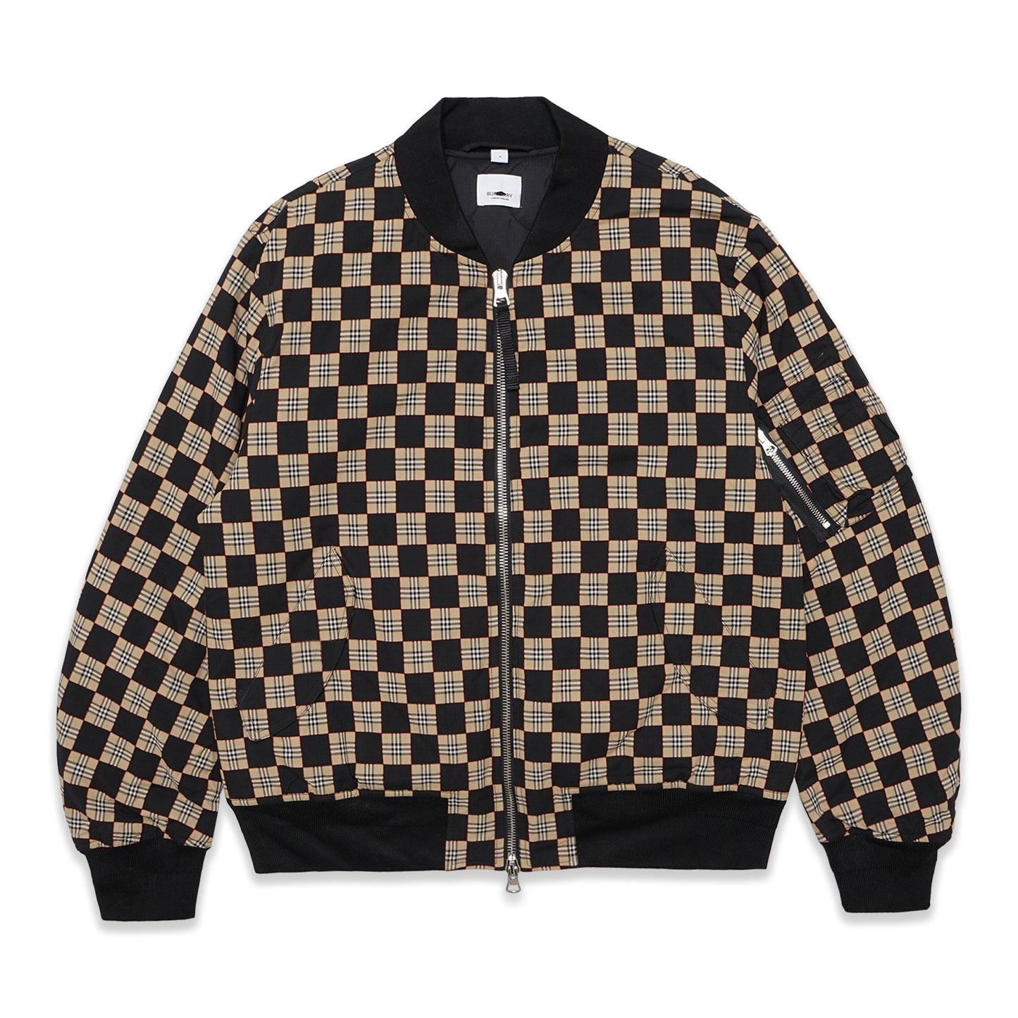 BRBRY Brookland Checkered Bomber Jacket
