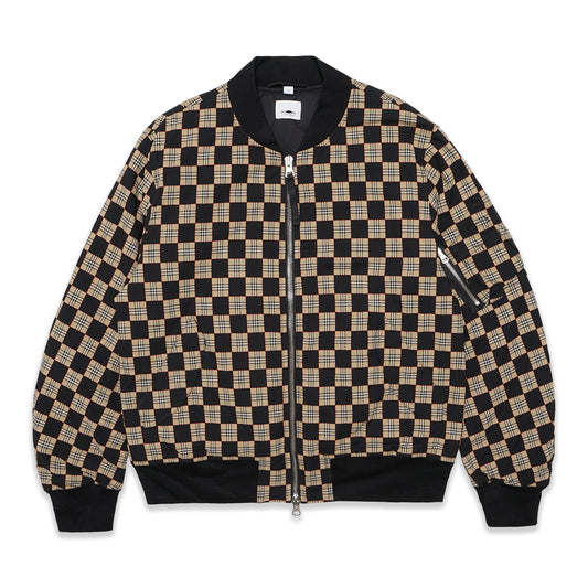 BRBRY Brookland Checkered Bomber Jacket