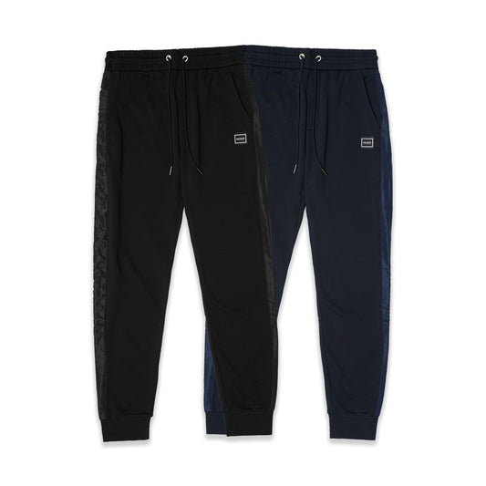 HGB Square Rubber Logo Terry Jogger Pants