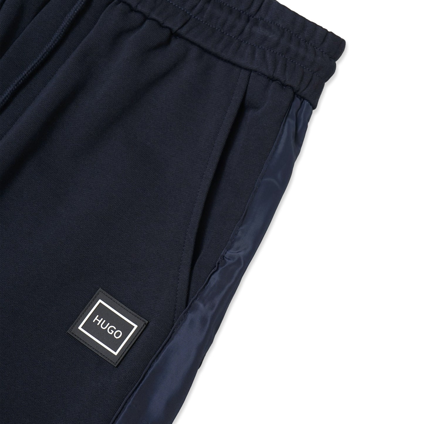 HGB Square Rubber Logo Terry Jogger Pants
