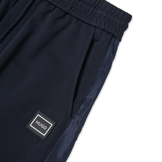 HGB Square Rubber Logo Terry Jogger Pants