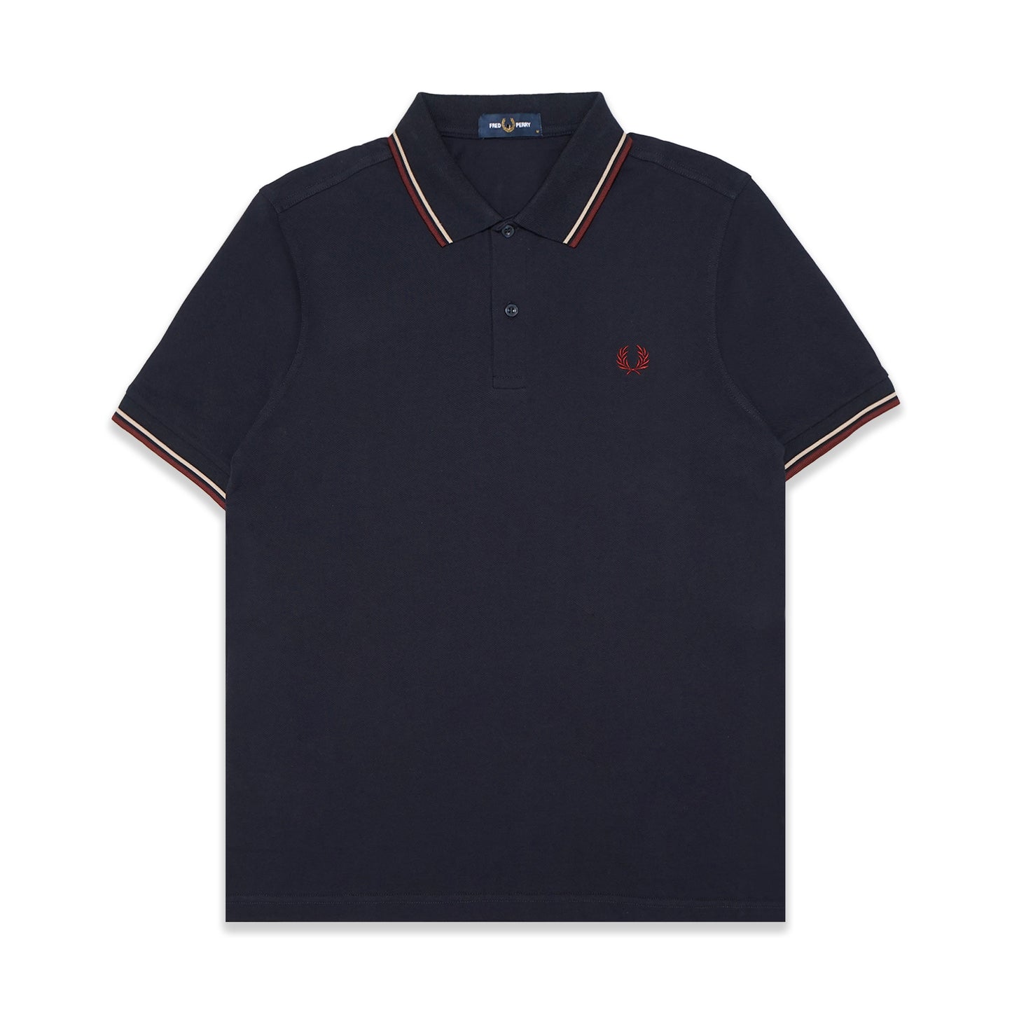 FPR Twin Tipped Maroon Logo Polo Shirts