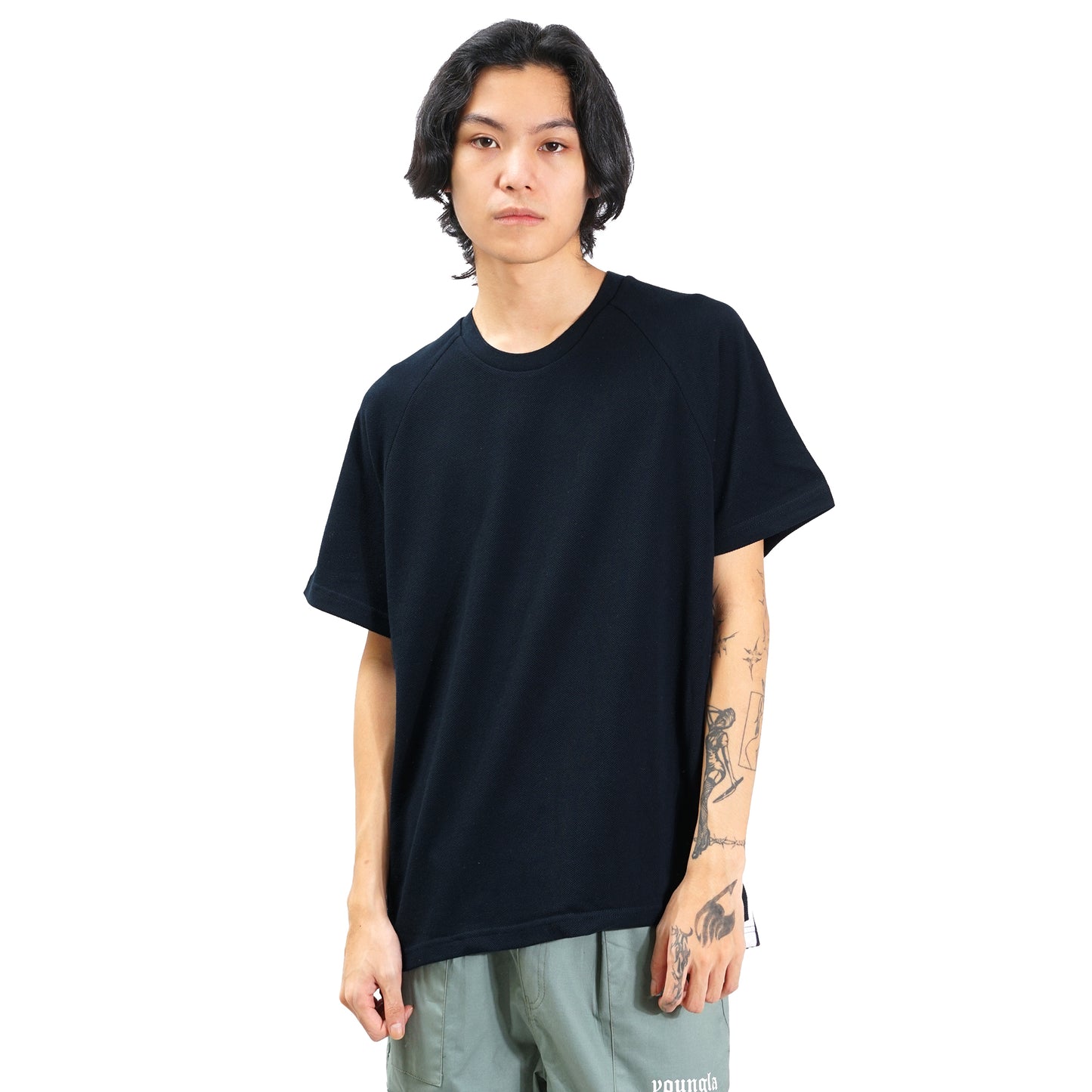 TBN Interlock Tricolor Pique Raglan T-Shirt