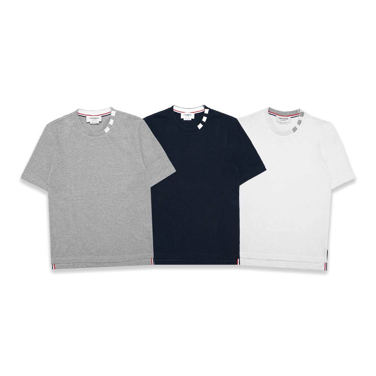 TBN Striped Collar Pique T-Shirt