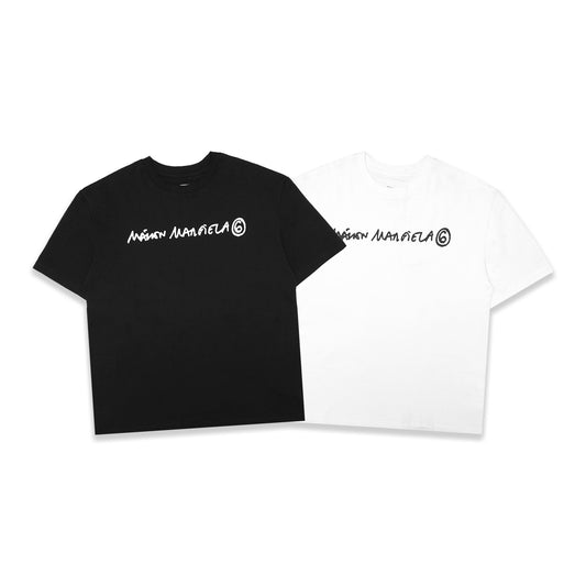 MM6 by MM Center Script Logo T-Shirt