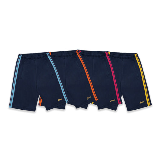 ASC Contrasting Side Stripes Gold Logo Shorts