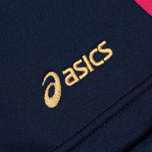 ASC Contrasting Side Stripes Gold Logo Shorts