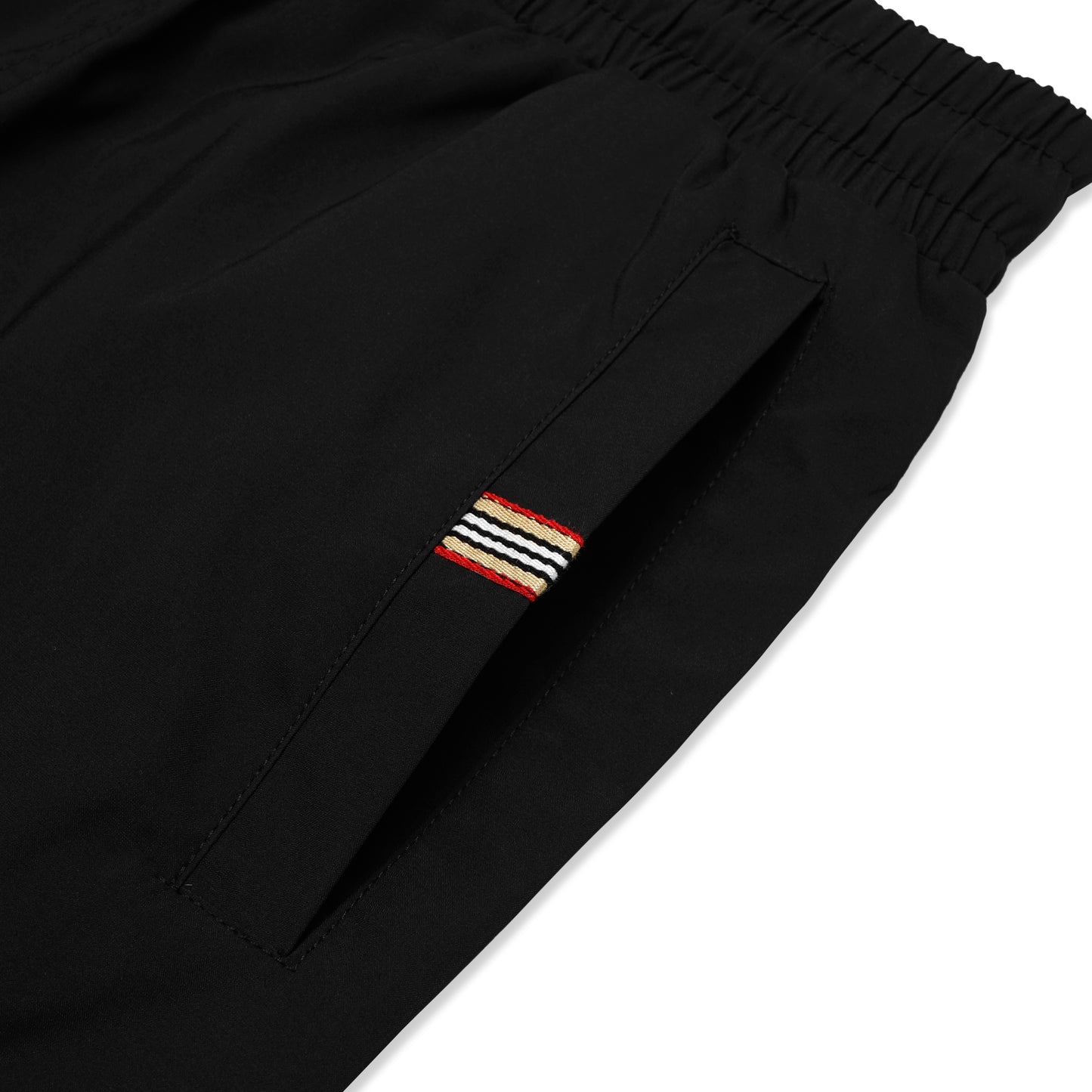 BRBRY Outline Equestrian Polyester Shorts