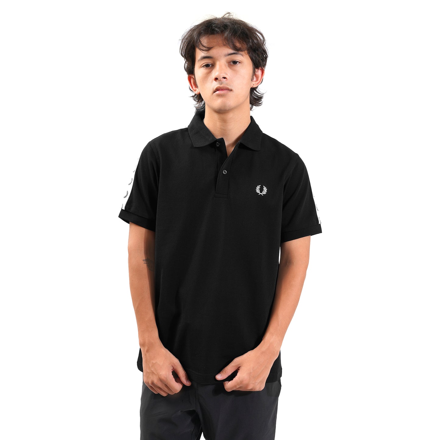 FPR Contrasting Tape Ringer Polo Shirt