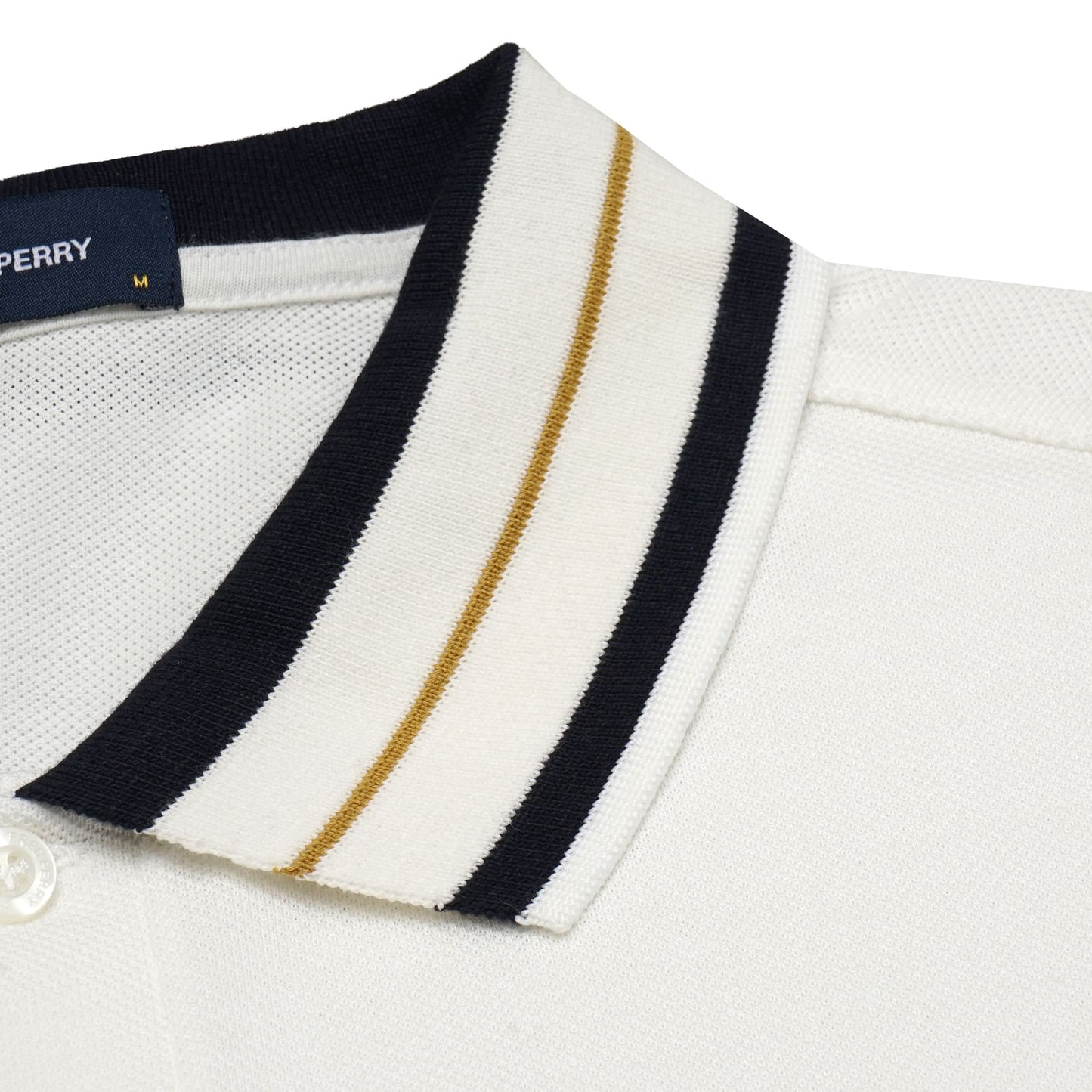FPR Tricolor Stripes Collar Polo Shirt
