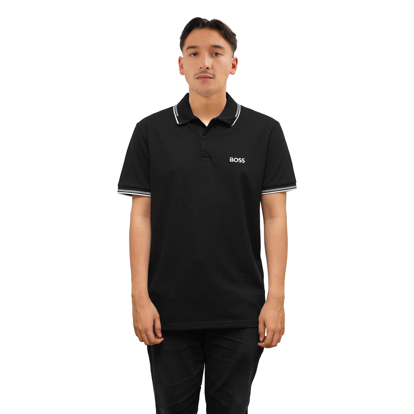 HGB Athleisure Embroidery Logo Polo Shirt
