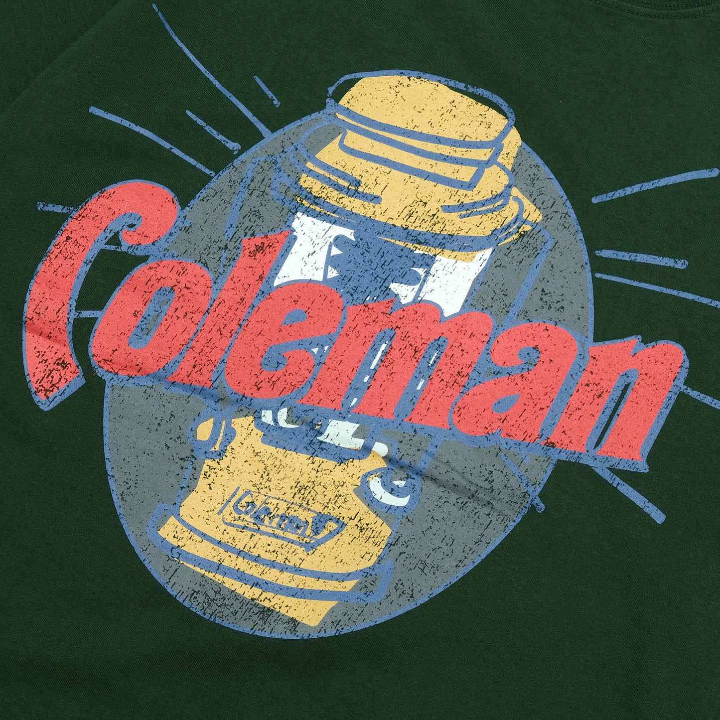 Coleman Vintage Red Text T-Shirt