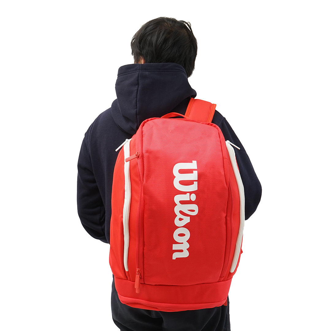 Wilson Super Tour Red Tennis Backpack