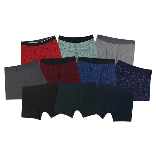 UNQ Regular Rise With Fly Cotton Boxer Briefs