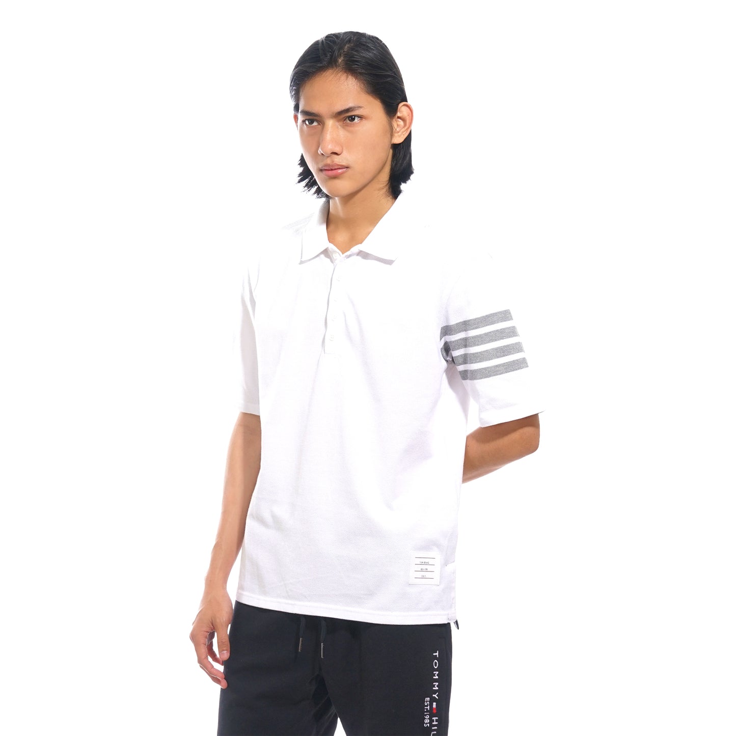 TBN Bar Stripe Pique T-Shirt