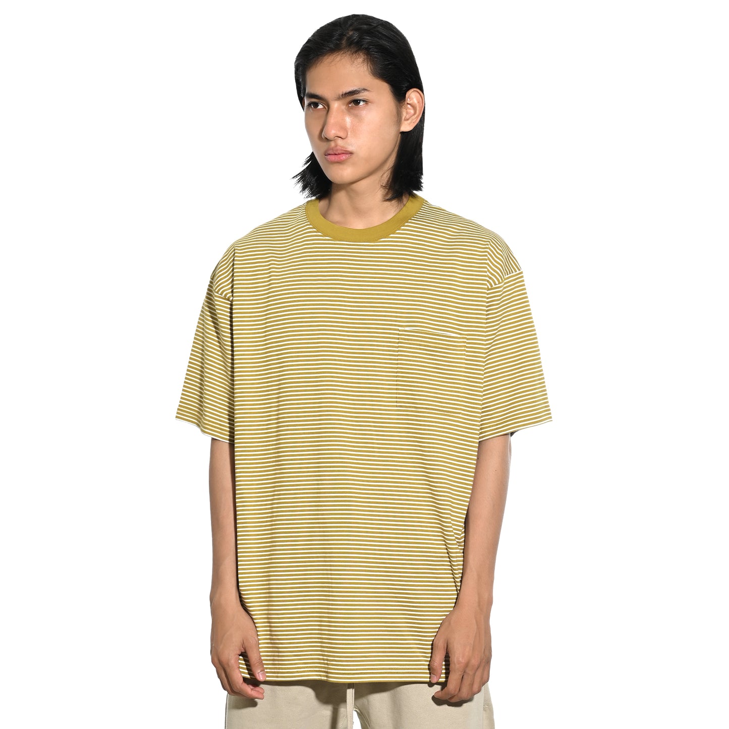 Saturday NYC Striped Pocket T-Shirt
