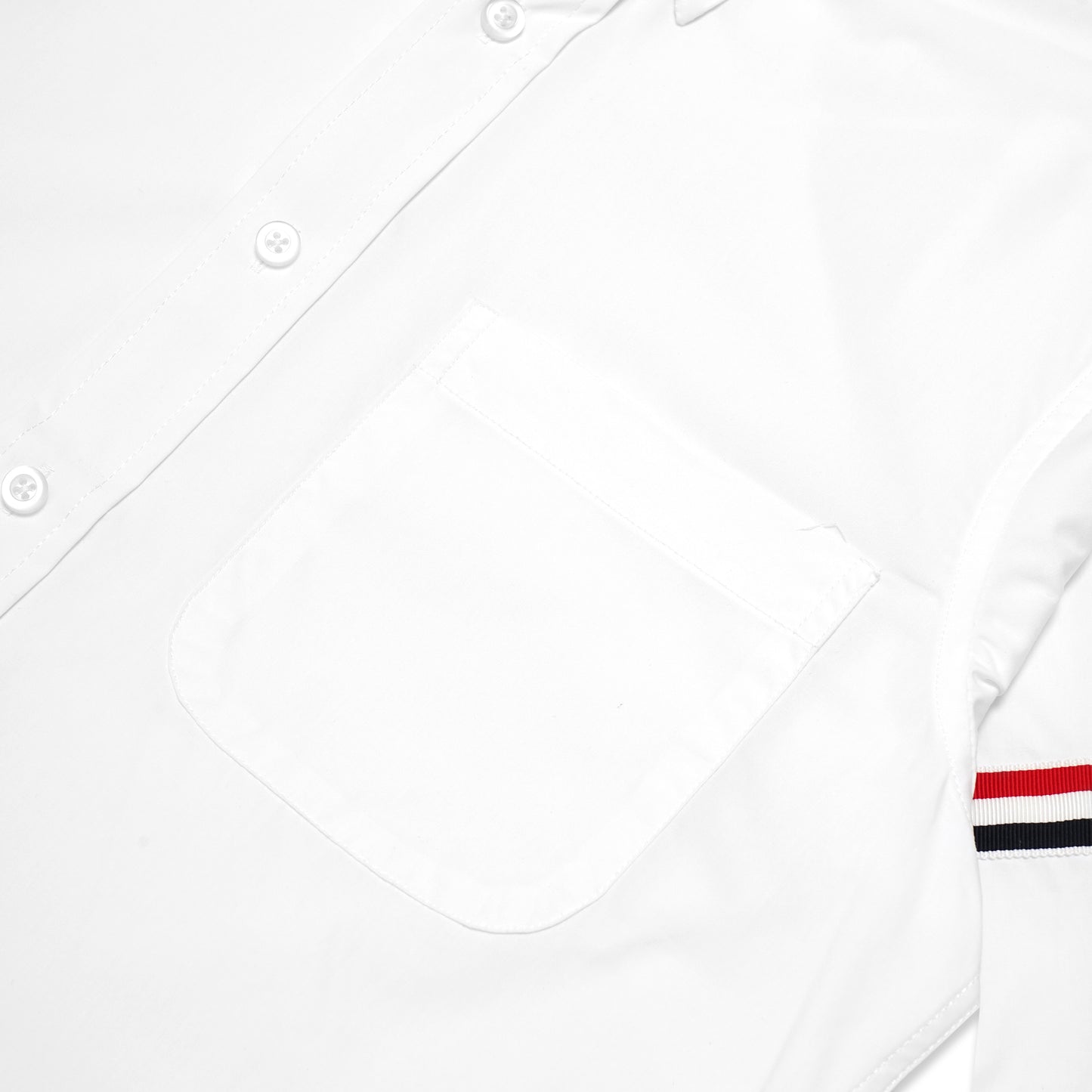 TBN Poplin Grosgrain Armband Short Sleeve Shirt