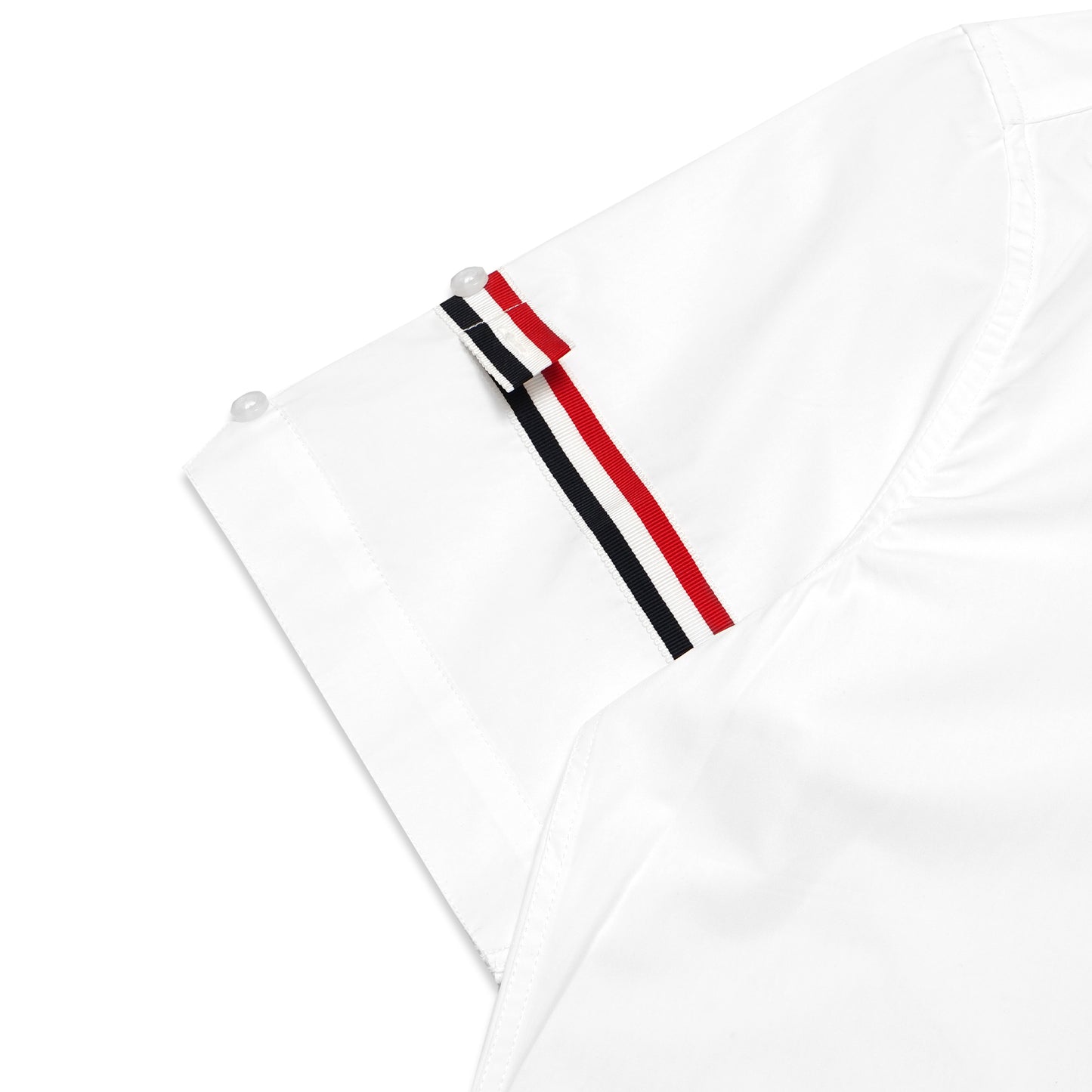TBN Poplin Grosgrain Armband Short Sleeve Shirt