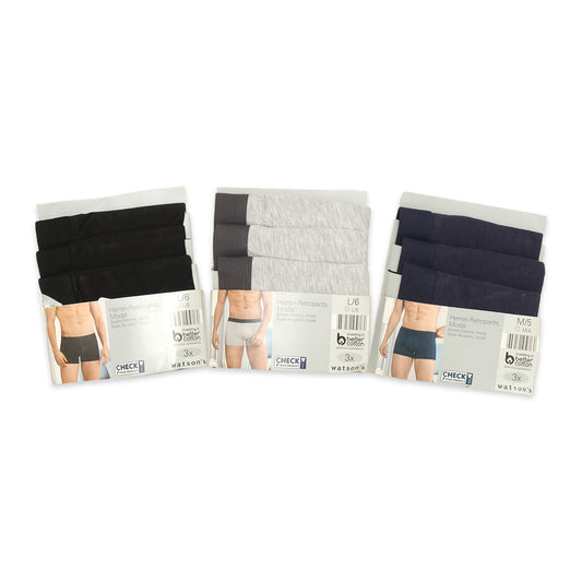 Watson's Basic Modal Boxer Trunk 3 Pcs/Pack
