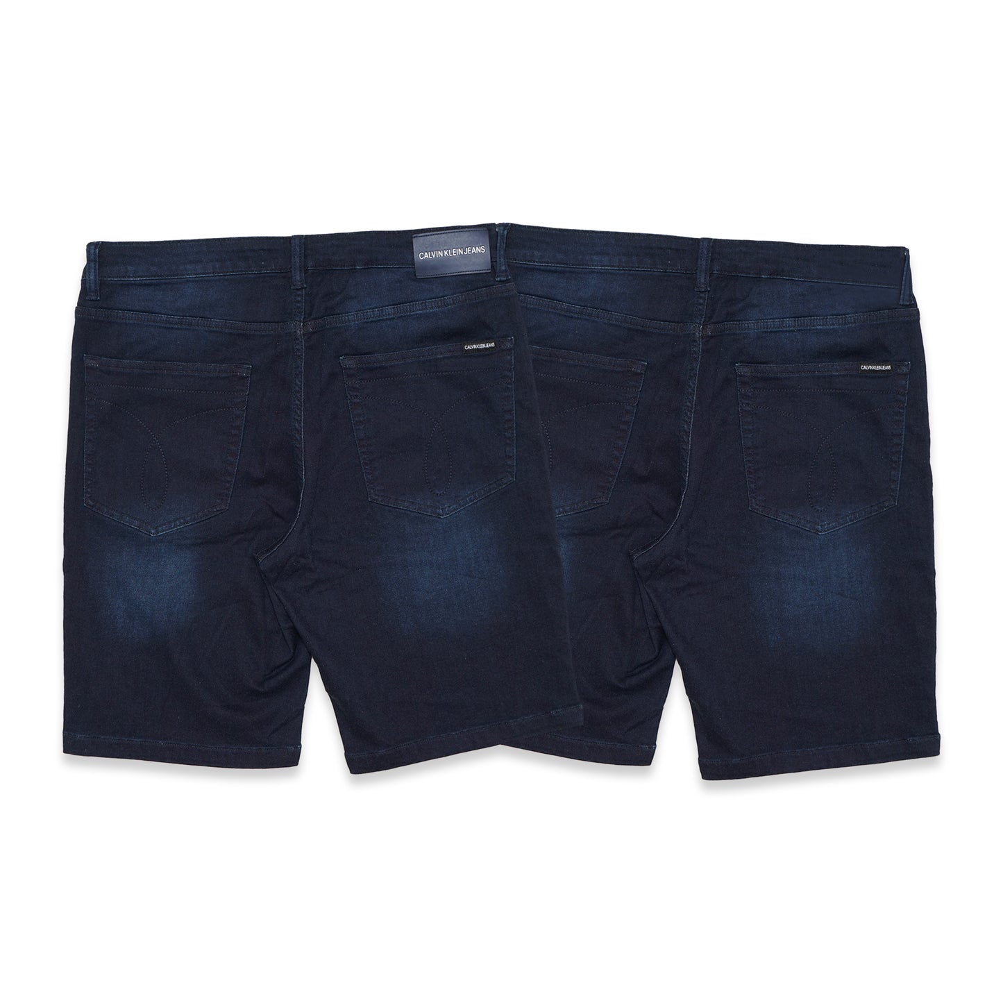 CK Stretch Washed Denim Shorts