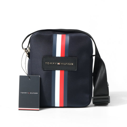 THFR Vertical Stripes Woven Reporter Bag