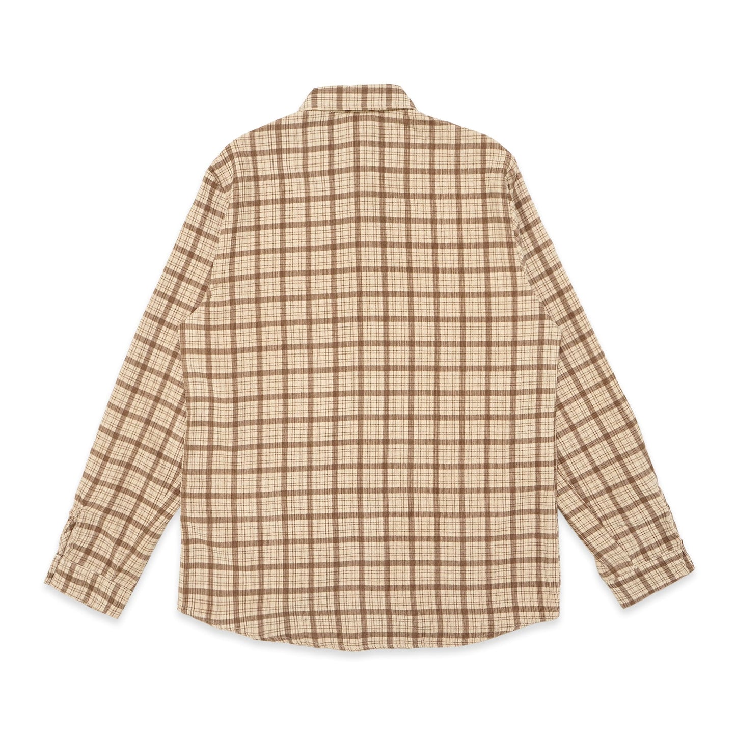 SHN Plaid Corduroy Long Sleeve Shirt