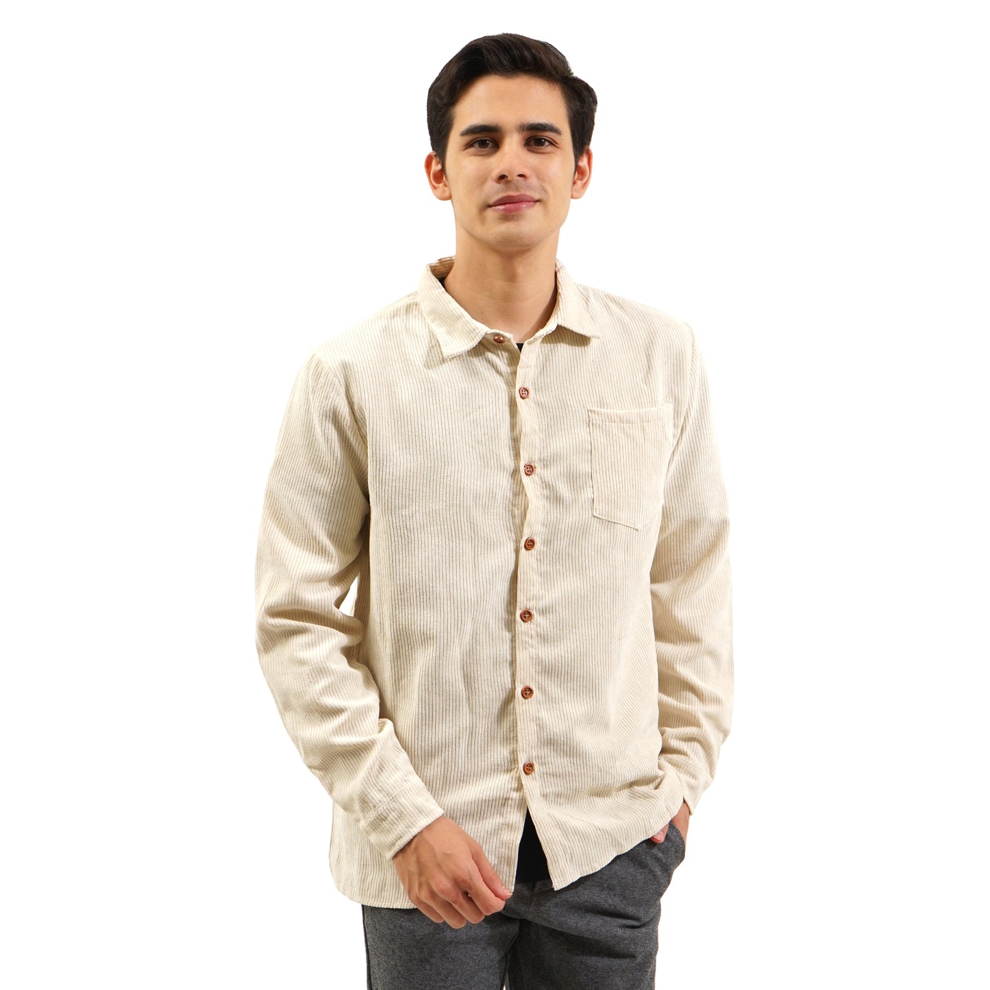 SHN Dazy Corduroy Long Sleeve Shirt