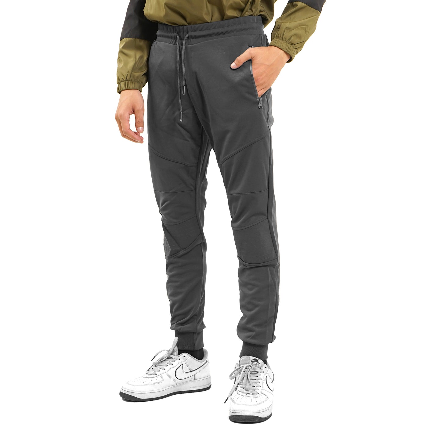 ZRA Slim Fit Knee Pad Jogger Pants