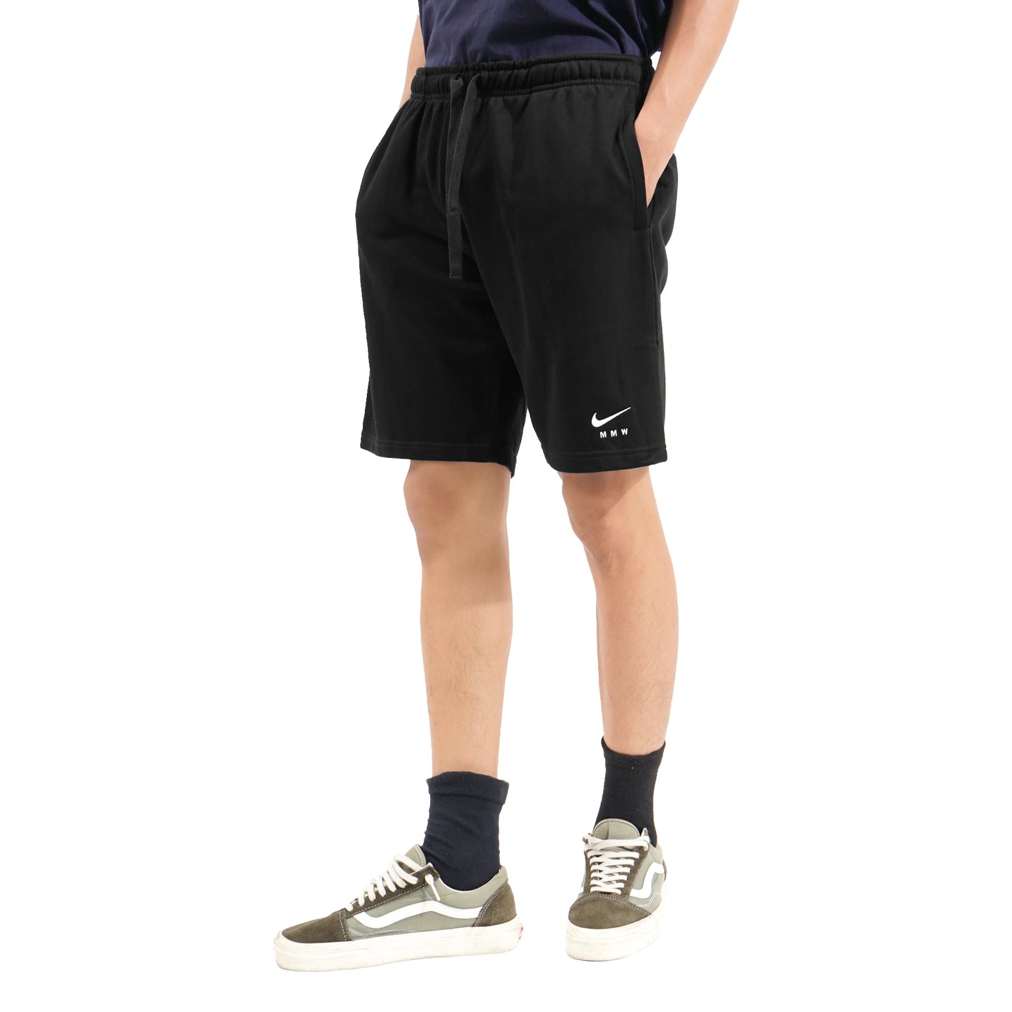 NKE X MMW Embroidered Logo Shorts