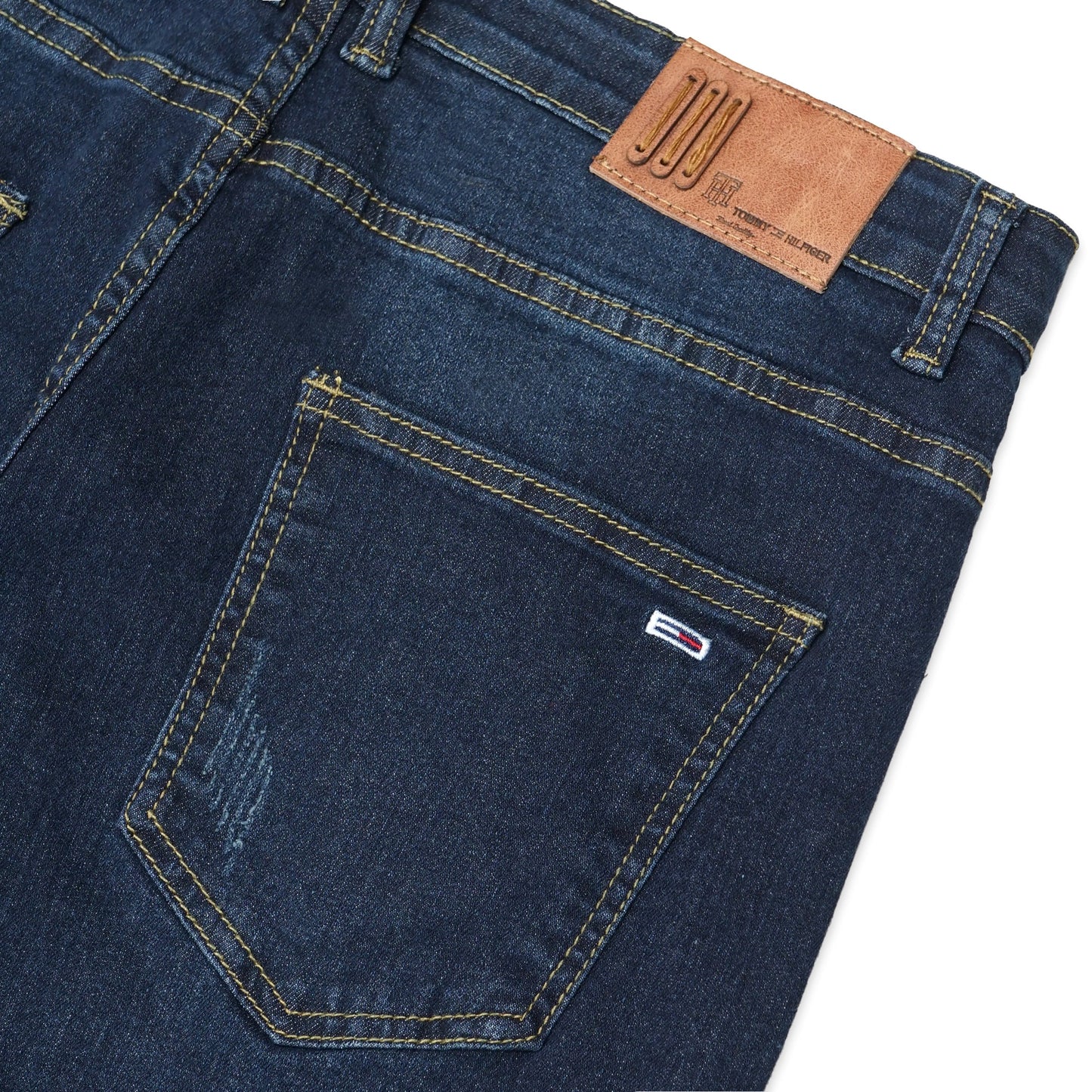 THFR Reebel Distressed Pocket Slim Fit Denim Jeans