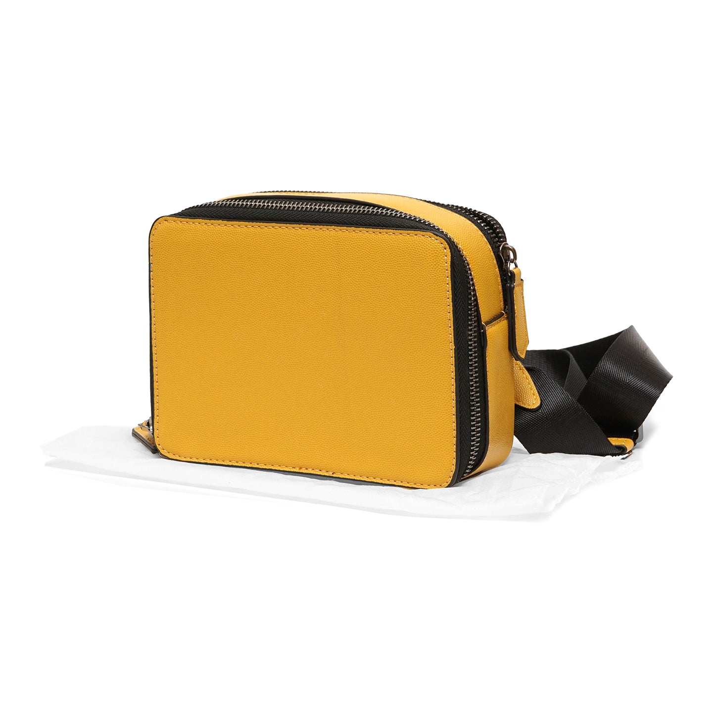 ZRA Double Zip Boxy Crossbody Bag