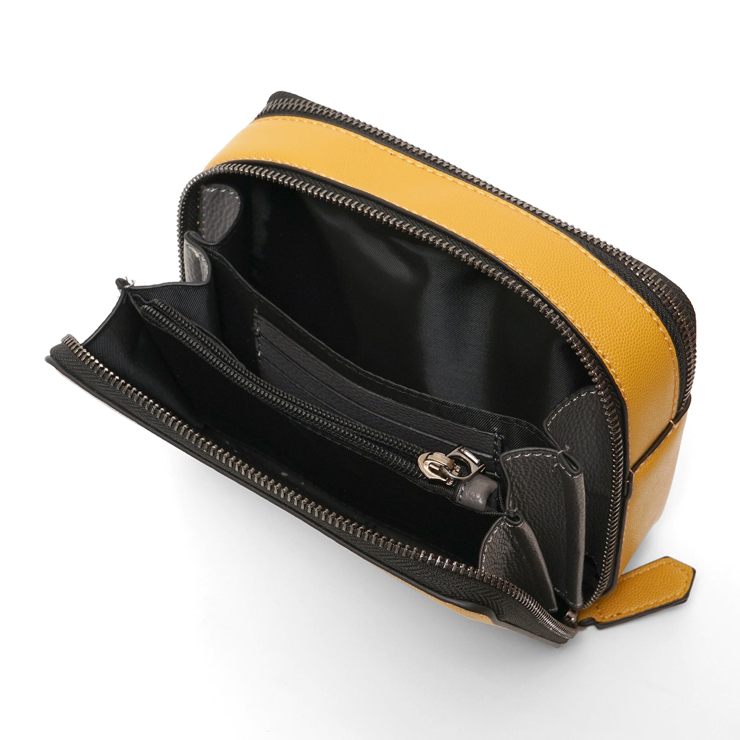 ZRA Double Zip Boxy Crossbody Bag