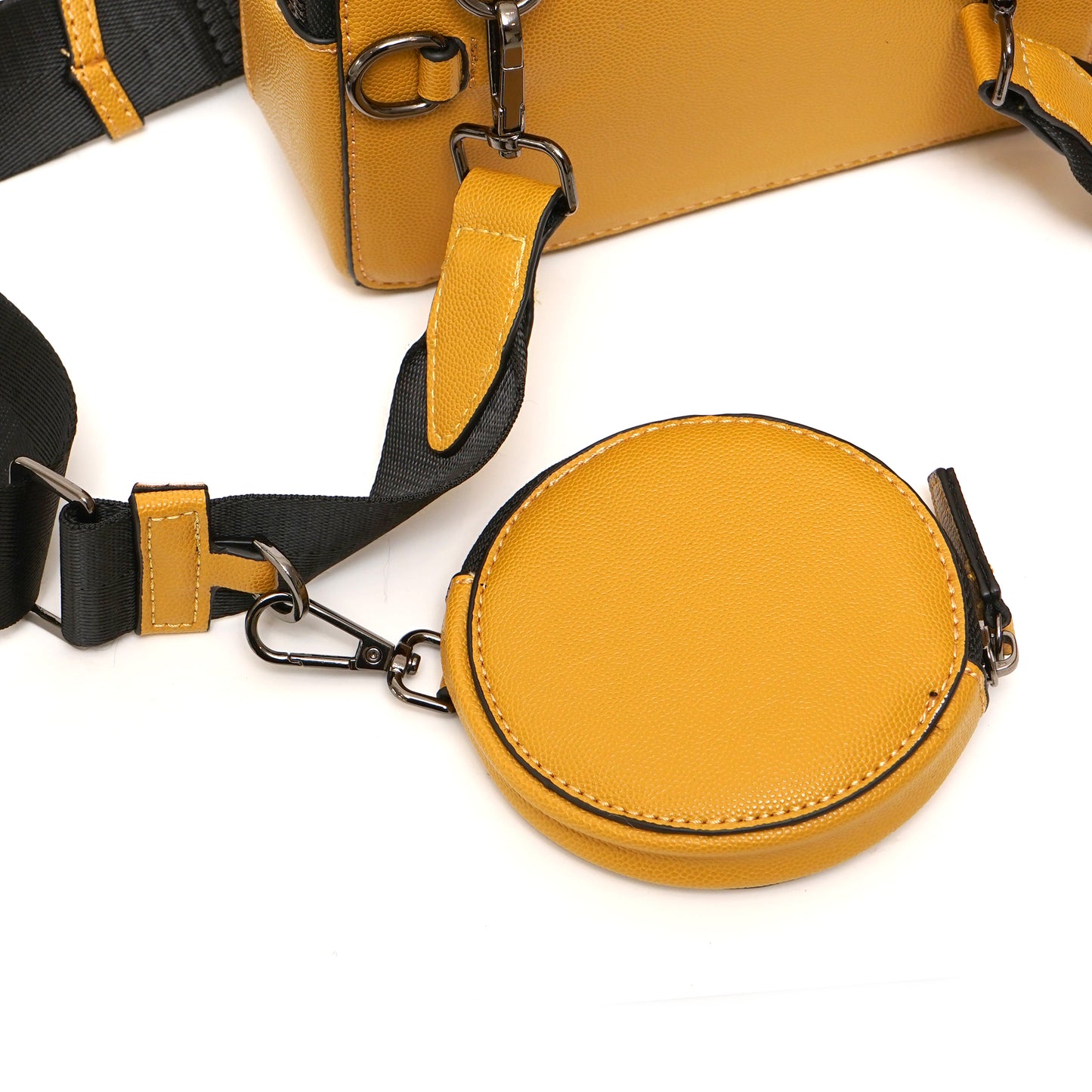 ZRA Double Zip Boxy Crossbody Bag