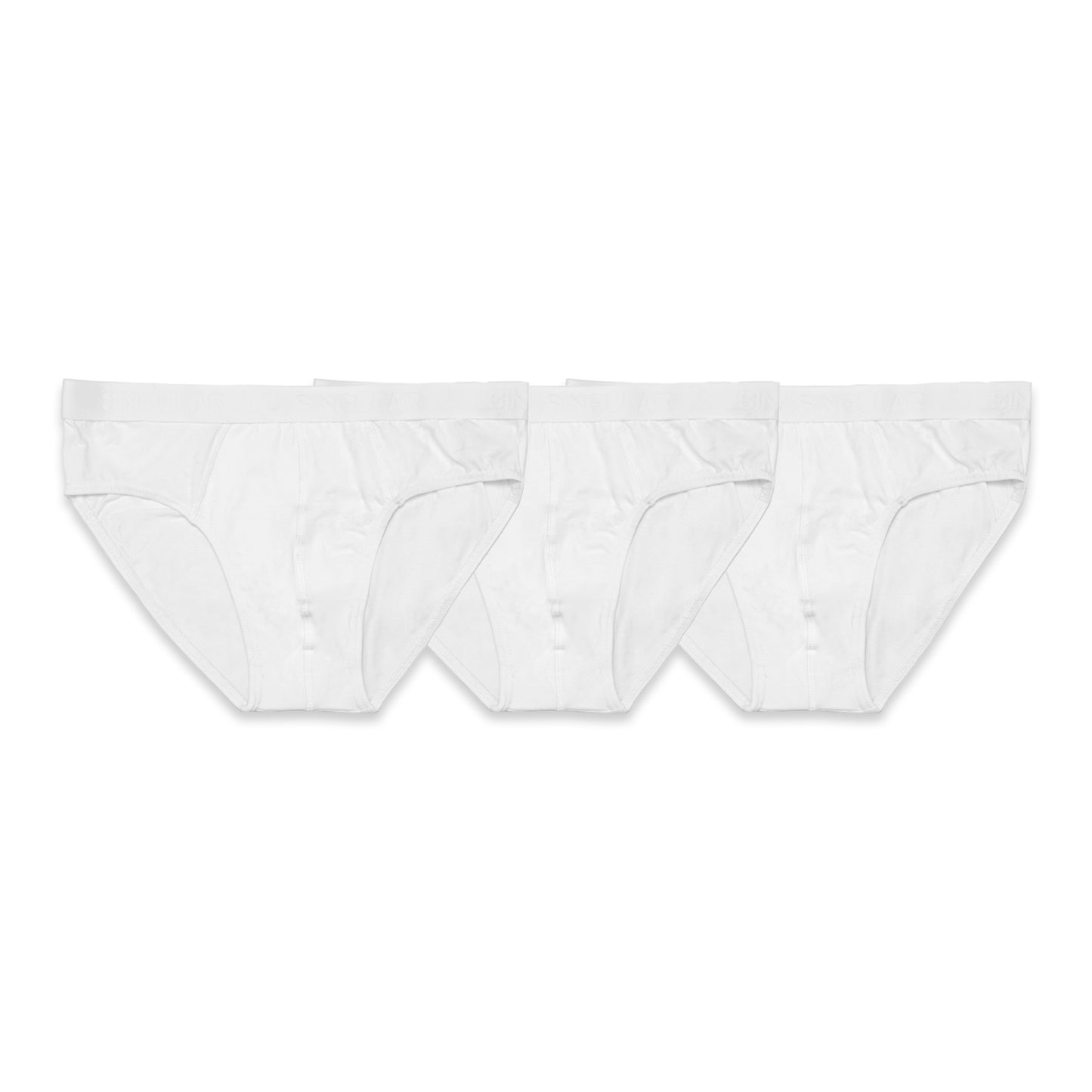 Singular Elastic Waistband Cotton Brief Pack