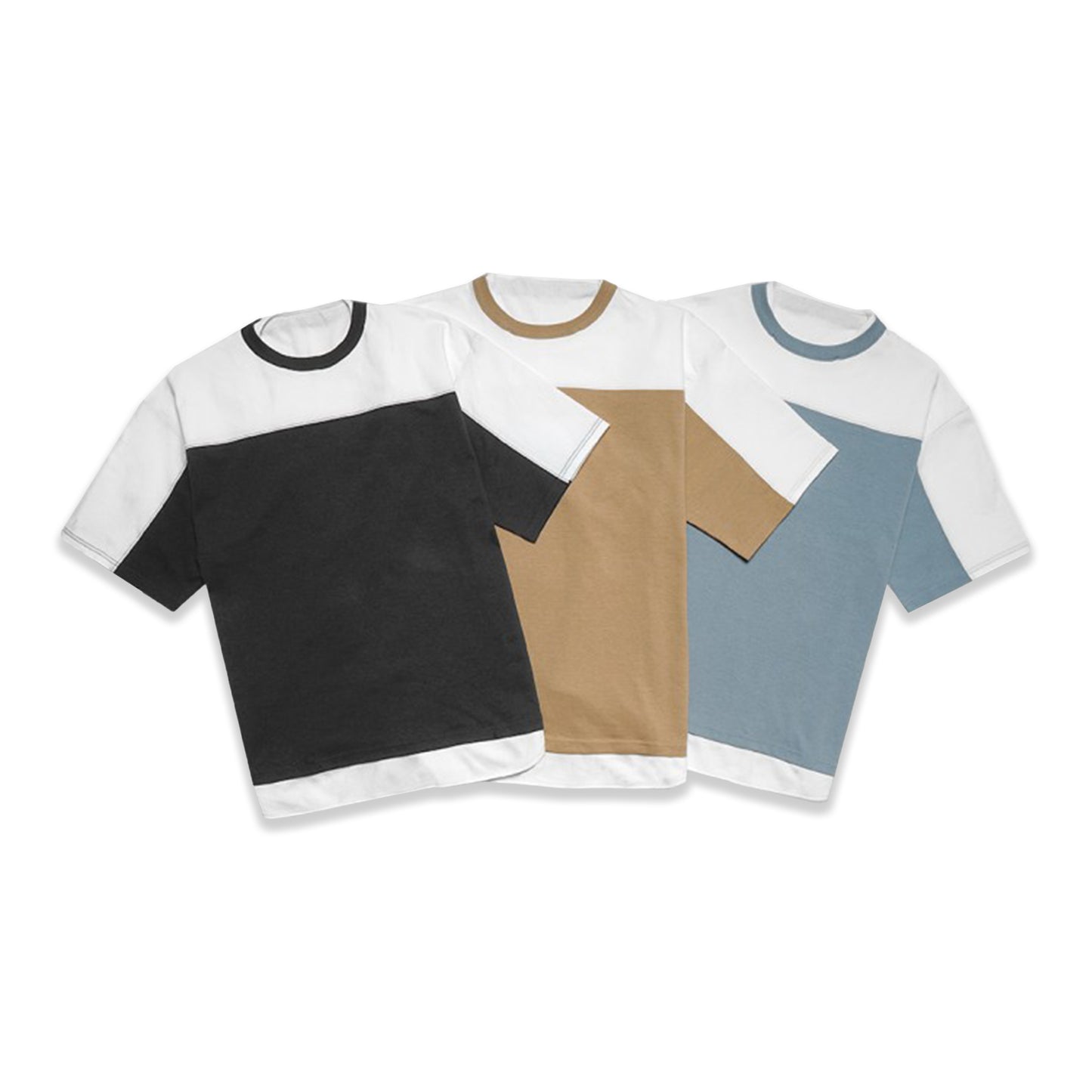 Beams Color-Block Oversize T-Shirt