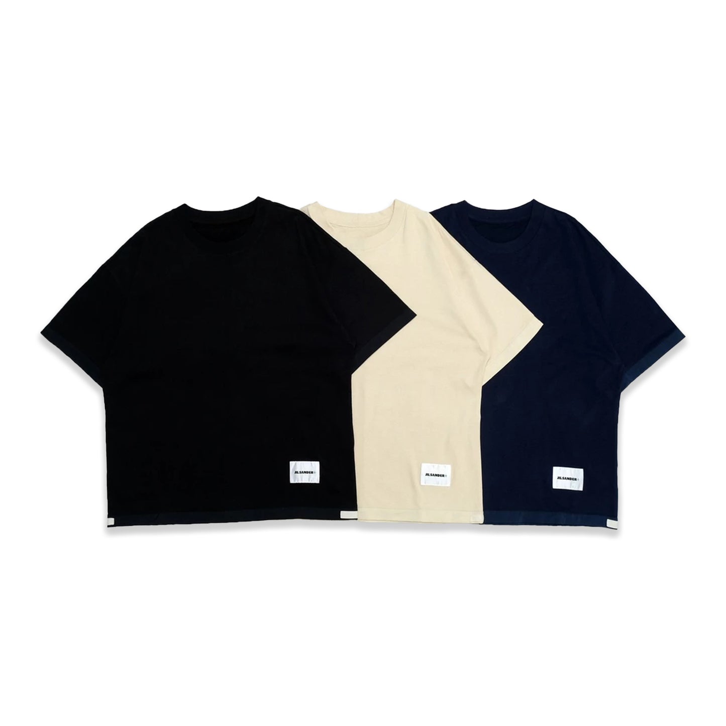 JSD Boxy Bottom Patch Logo T-Shirt