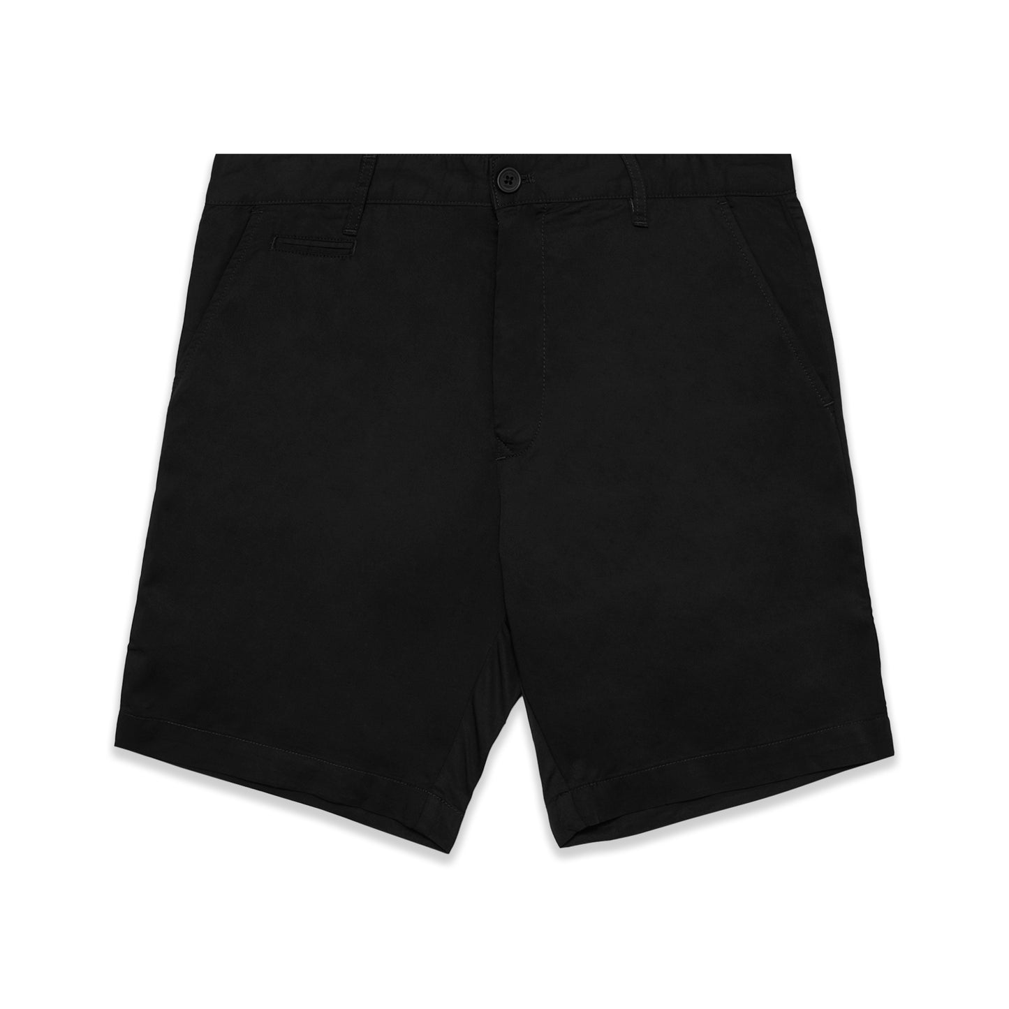 BRBRY Leather Patch Cotton Shorts