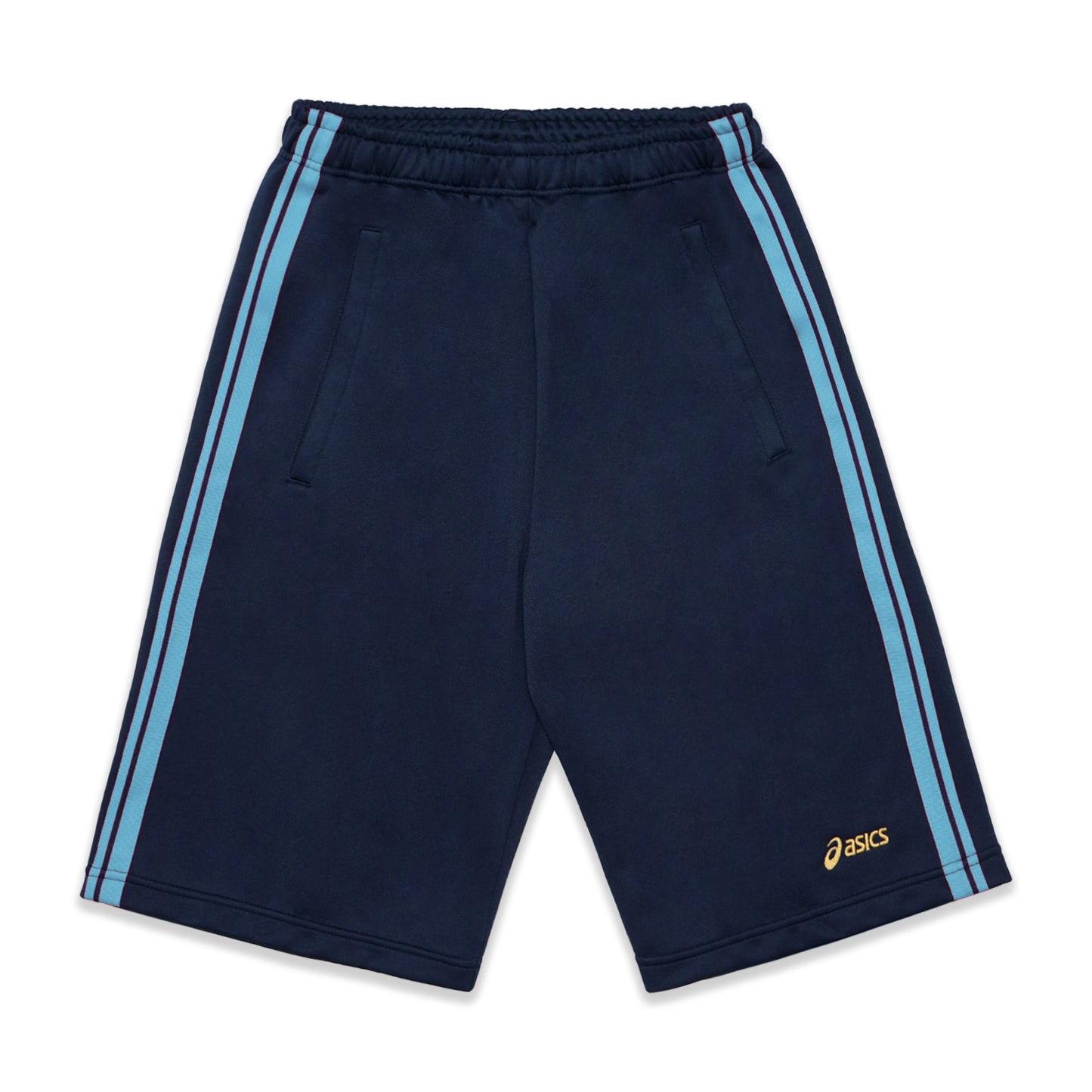 ASC Contrasting Side Stripes Gold Logo Shorts